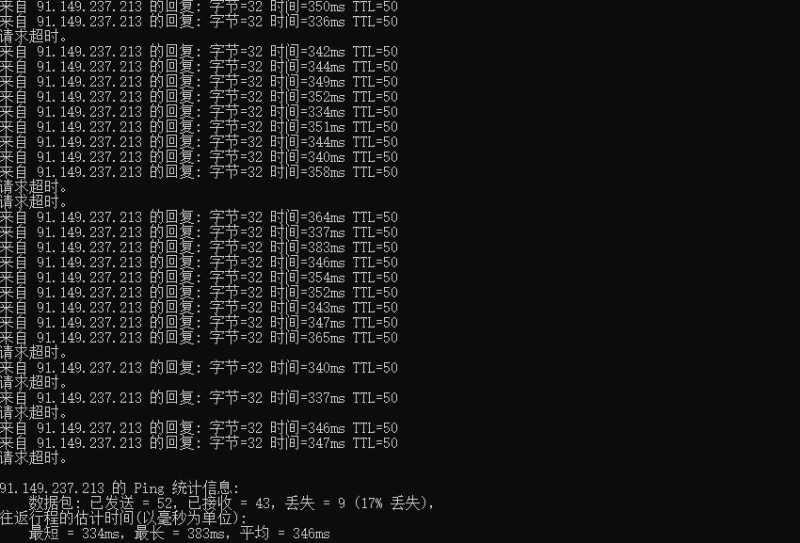 justhost.asia香港VPS测评 - 本地Ping延迟测试