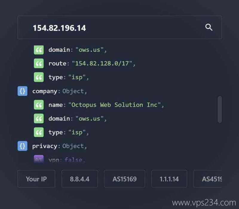 UCloud菲律宾VPS测评-IP类型测试