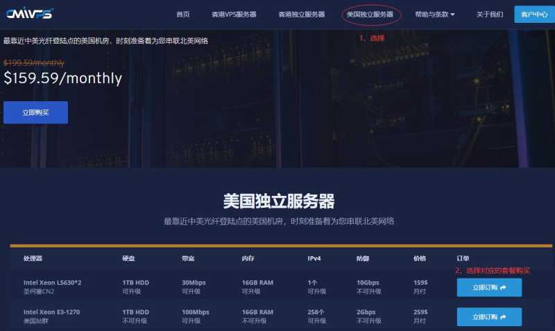 CMIVPS美国独立服务器推荐插图1