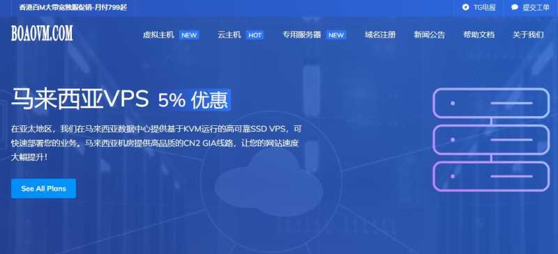 马来西亚VPS推荐 - 博鳌云