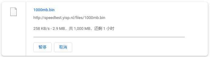绿云荷兰VPS测评 - 本地下载速度