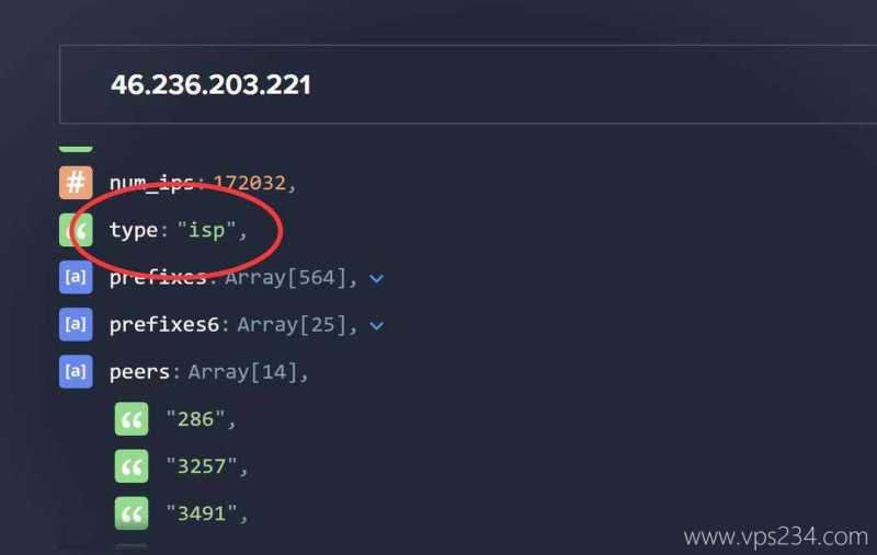 莱卡云德国家宽VPS网络测试-IP的ASN类型