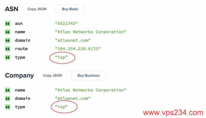 丽萨主机美国VPS测评-IP类型测试