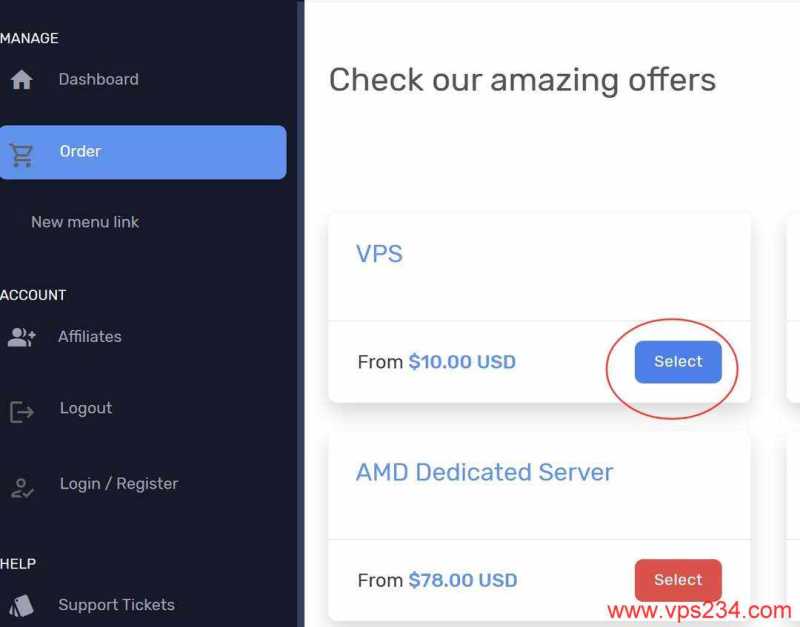 Serverwala墨西哥VPS购买教程-产品选择