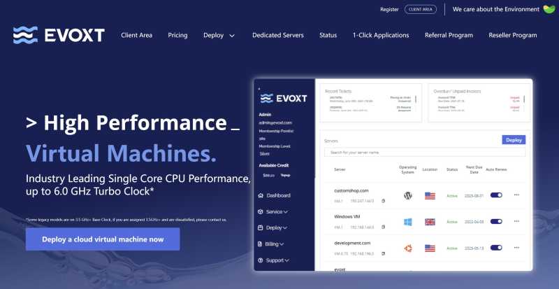 Evoxt：波兰VPS测评 - 2.99美元/月