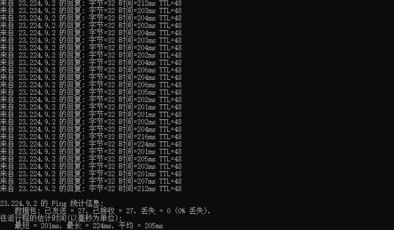 欧路云AS9929美国VPS测评 - 本地Ping延迟测试