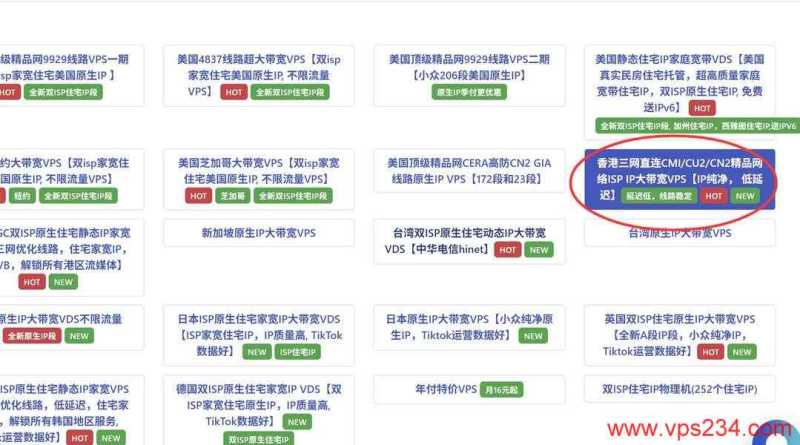 丽萨主机香港VPS购买教程-节点选择