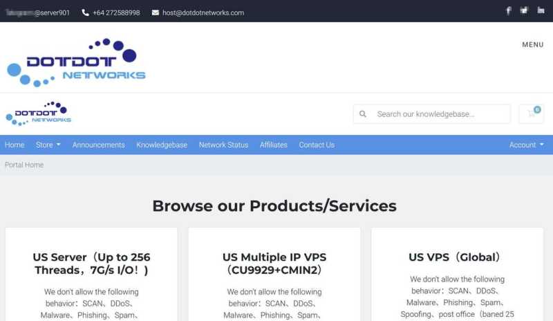 Dotdotnetworks：美国独立服务器-多IP站群-优化线路