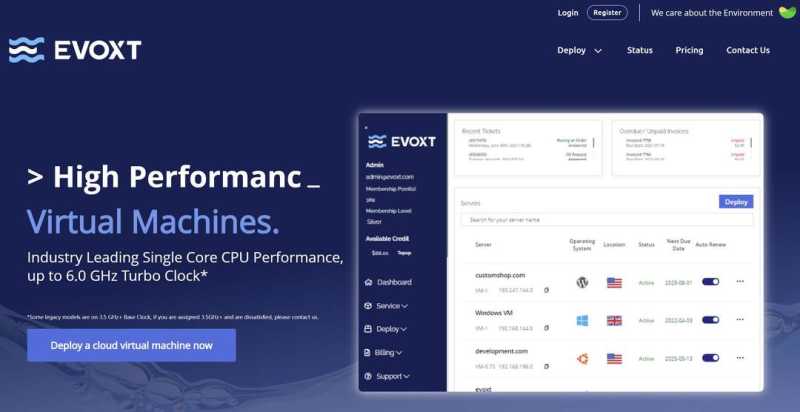印尼VPS推荐-Evoxt