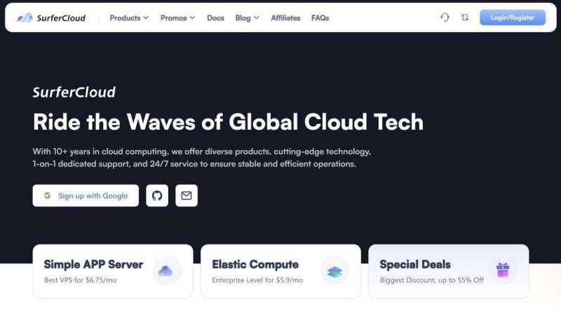 SurferCloud：泰国VPS测评-曼谷机房-价格便宜