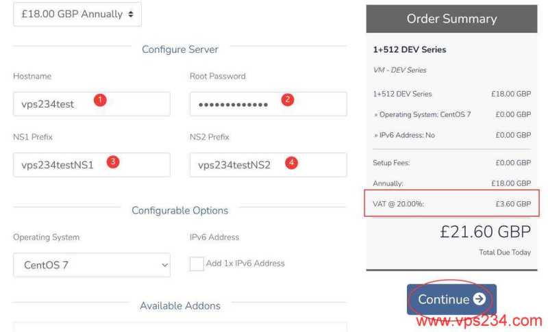 HostMedia英国VPS购买教程-配置选择