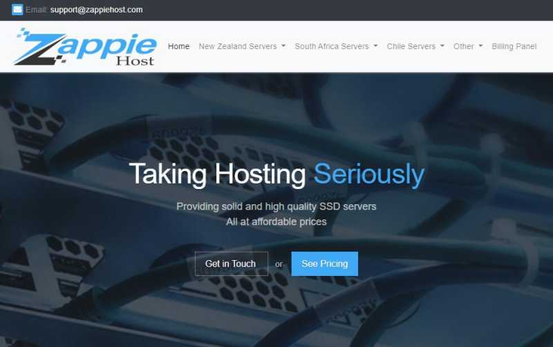 Zappie Host南非VPS怎么样测评介绍