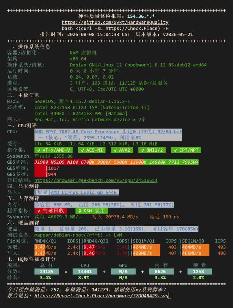六六云补货美国原生IP三网CN2 GIA大带宽VPS套餐，月付8折年付6折仅396元/年，800GB月流量@200Mbps带宽