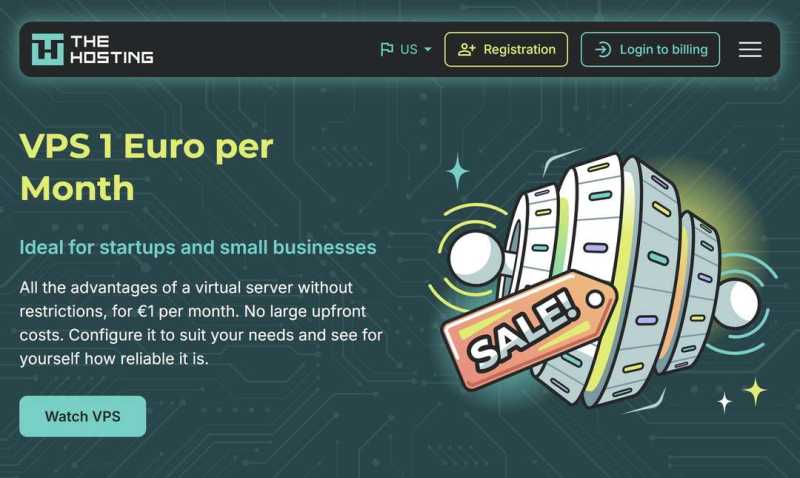 THE.Hosting：1欧元VPS-支持欧美亚几十个节点