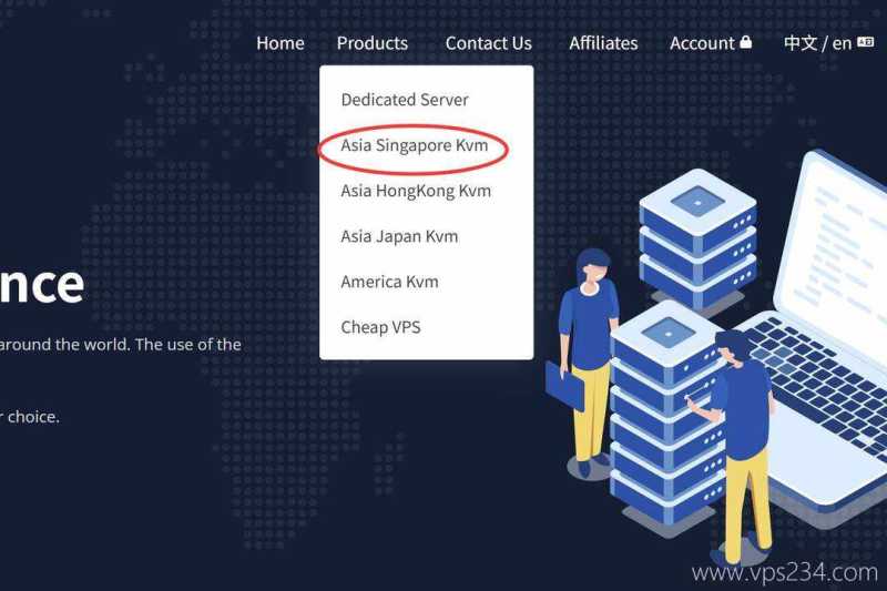 XSX新加坡VPS购买教程-首页入口