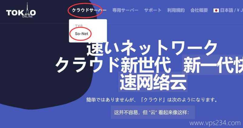 Tokyonline日本VPS购买教程-入口链接