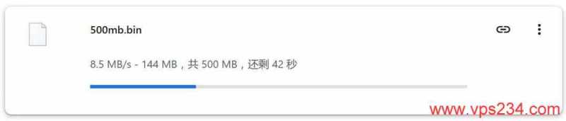 吉云英国家宽VPS网络测试-本地下载速度
