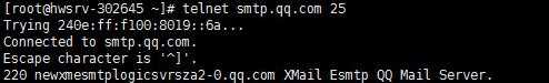Hostwinds telnet 25端口测试
