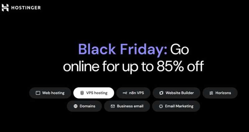 Hostinger：马来西亚VPS-1Gbps带宽-配置高