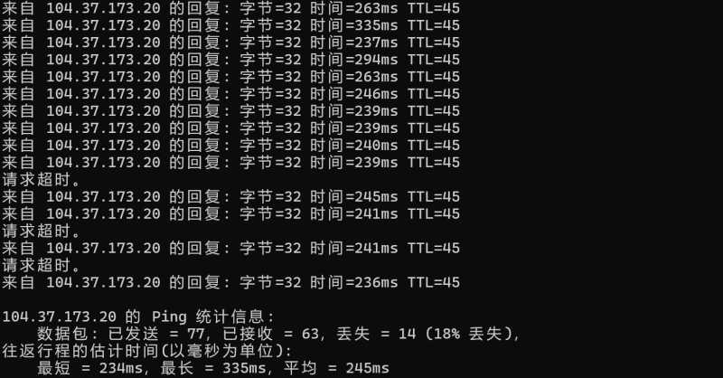 SpinServers美国独立服务器测评 - 本地Ping平均延迟测试