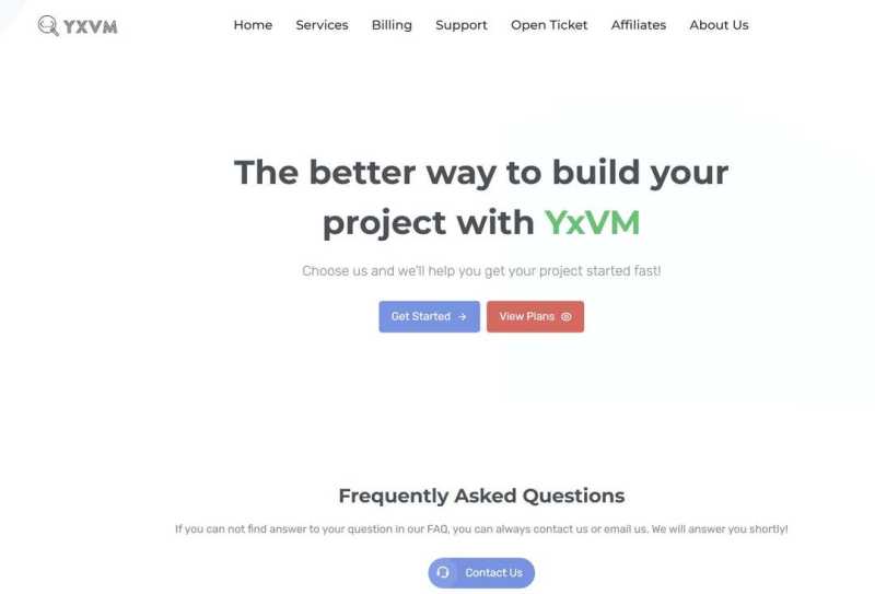 YXvM：香港独立服务器-1Gbps带宽-三网直连
