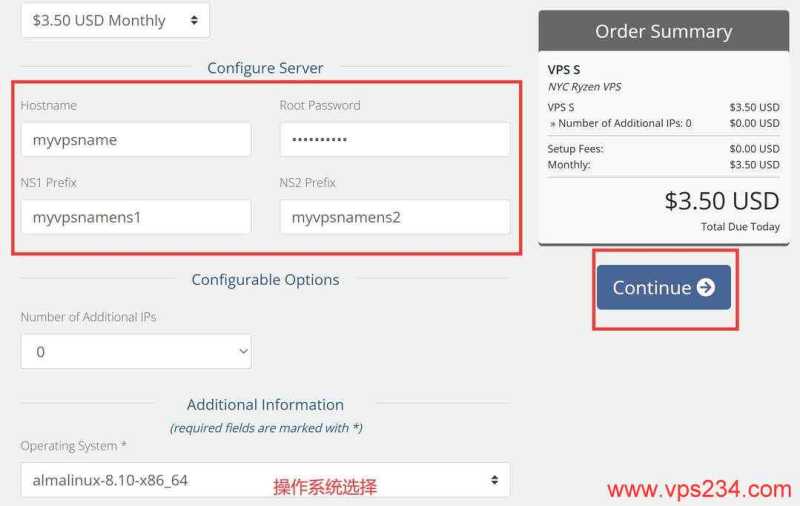 Fourplex美国VPS购买教程-配置选择