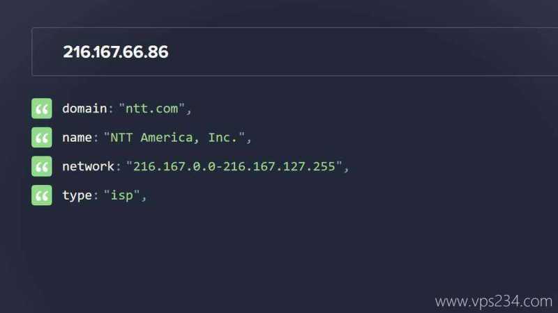 丽萨主机美国家宽VPS网络测试-IP的Company类型