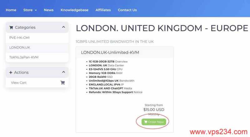 ToToTel英国家宽VPS购买教程-产品页面