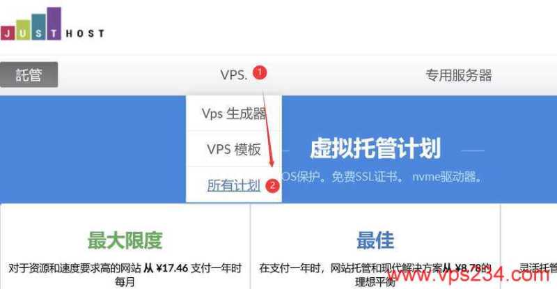 justhost.asia斯洛文尼亚VPS购买教程-VPS入口