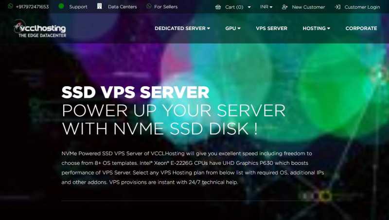 VCCLHosting：印度VPS推荐 - Windows支持只需4.4美元/月