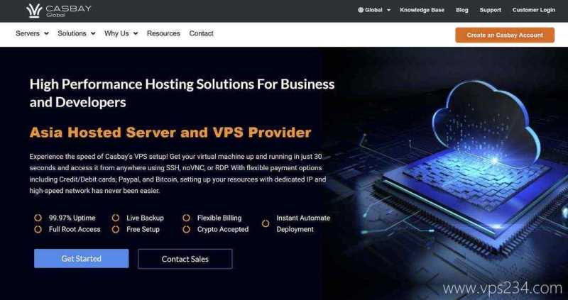 马来西亚家宽VPS推荐-Casbay
