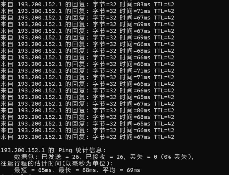 本地Ping平均延迟
