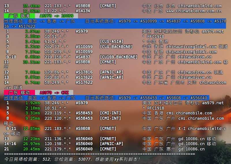 不二云香港VPS网络测试-图片6