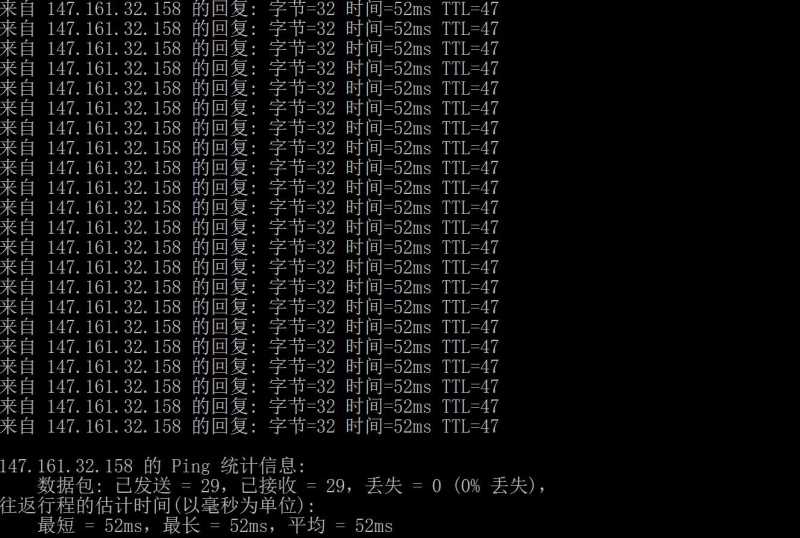 本地Ping平均延迟情况