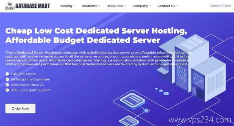 美国服务器推荐-Database Mart