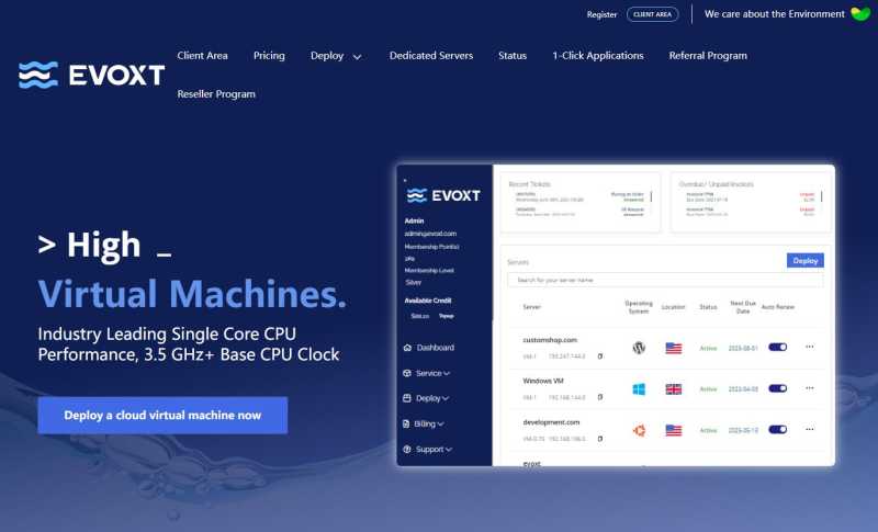 日本VPS推荐 - Evoxt