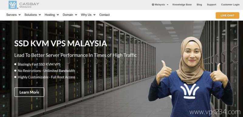 马来西亚VPS推荐-Casbay