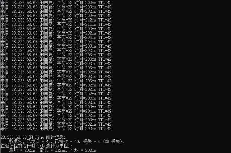 傲游主机美国VPS测评 - 本地Ping平均延迟测试
