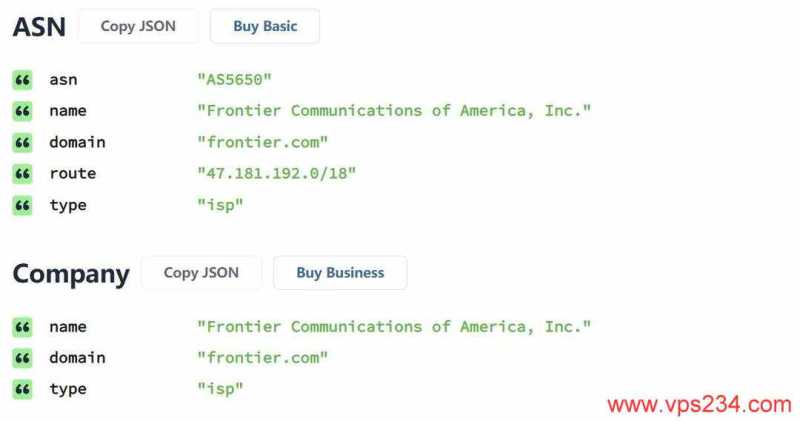 AaIT美国家宽VPS-IP类型测试