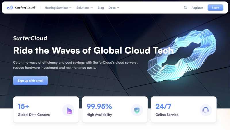 SurferCloud：海外云服务器低价促销 - 低至$4/月