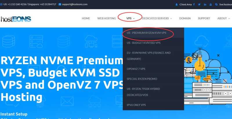 hostEONS美国VPS购买 - 入口链接