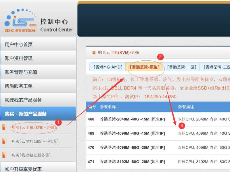 遨游主机香港VPS购买教程