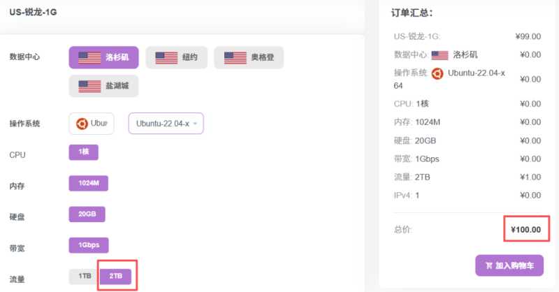 UQIDC美国AMD VPS哪里有优惠的？1核1G 20GB NVMe 2TB月流量1Gbps带宽只要100元年，支持支付宝微信怎么样？插图2