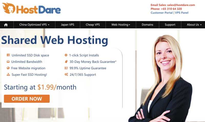 HostDare：美国VPS测评 - 6折优惠低至18.59美元/年