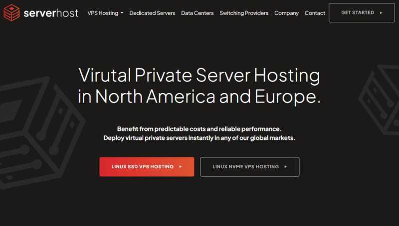 serverhost：美国VPS怎么样 - 达拉斯机房