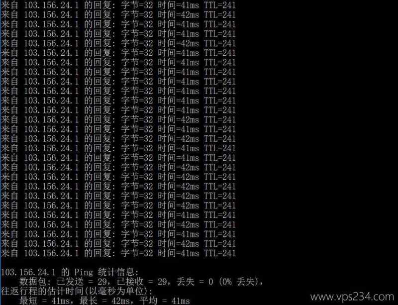 31IDC香港站群服务器网络测试-本地Ping平均延迟测试