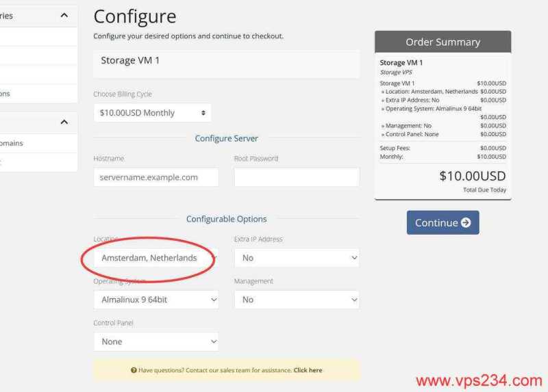 DigitalVM荷兰VPS购买教程-节点选择