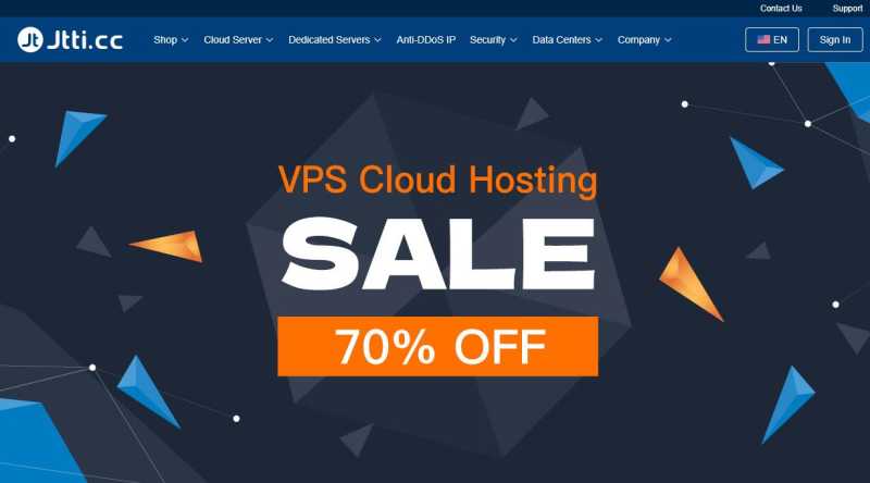 Jtti：香港VPS云服务器年付3折优惠