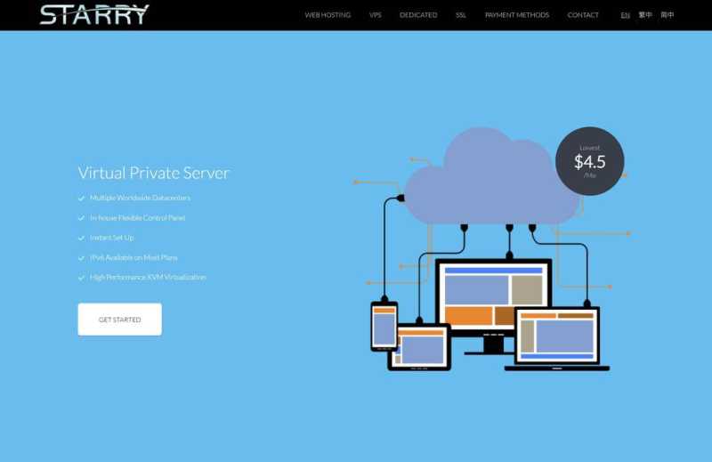 StarryDNS荷兰VPS 1Gbps带宽怎么样，联通和移动网络稳定吗？插图