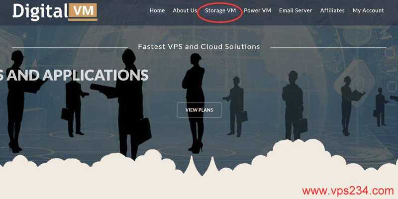 DigitalVM美国VPS购买教程-首页入口